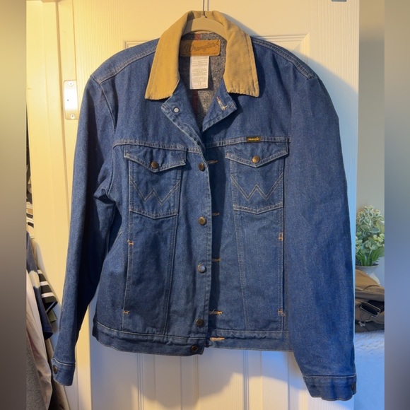 Men’s Wrangler insulated denim jacket - Picture 1 of 1